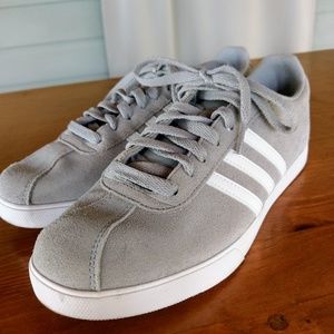 Adidas Courtset gray tennis shoes